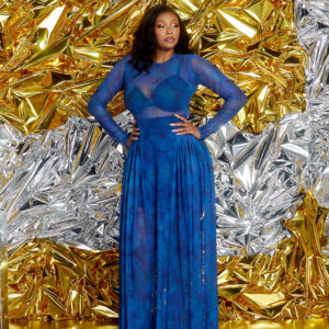 JUNE MESH DRESS (blue)