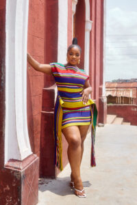 ISOKEN MINI SKIRT SET ( multicolored)