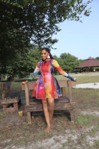 Simone dress (with mesh top)