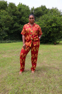 ZIVA PANT SET (ADIRE)