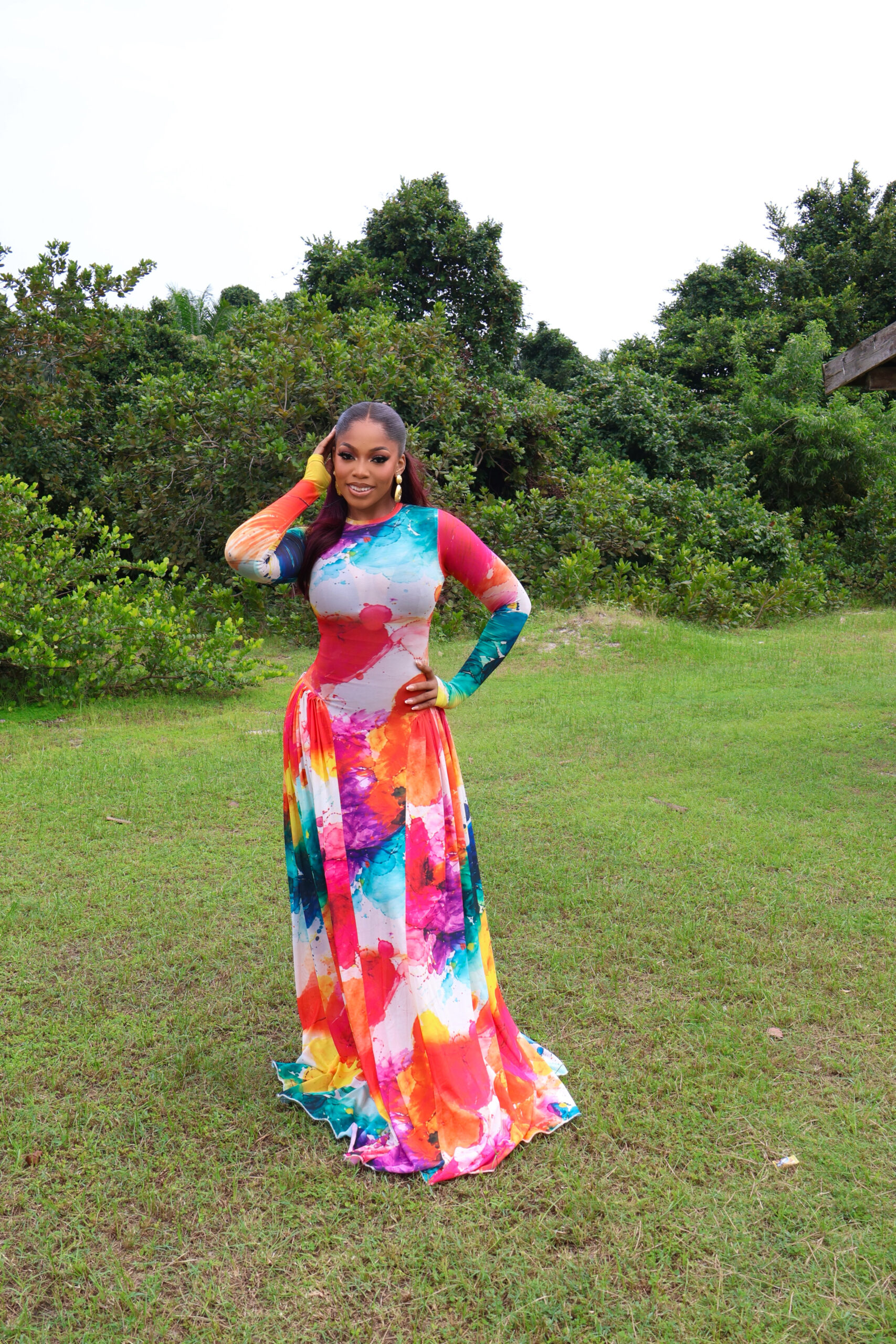 June mesh maxi