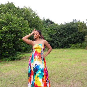 Luchi silk dress