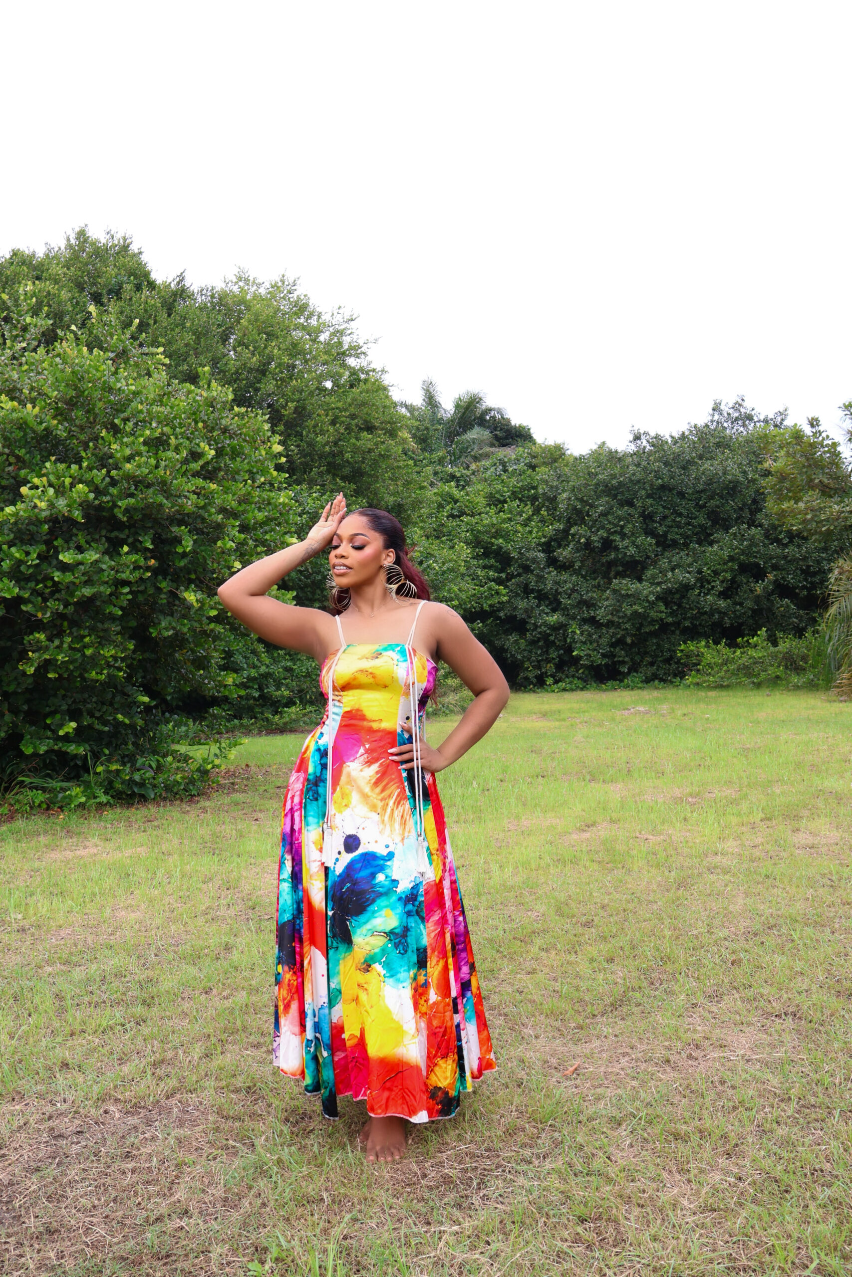 Luchi silk dress